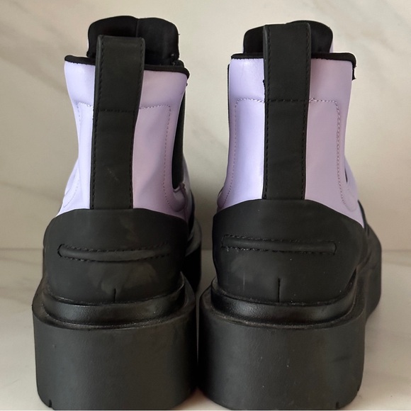 H&M Chunky Chelsea Boots 11 / 42 Light Lavender Pull On - Picture 4 of 10